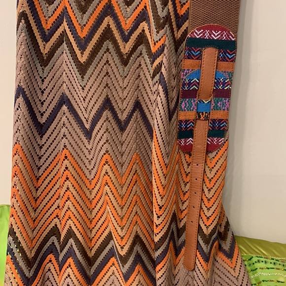 Women Bohemian Dress With Belt - Picture 6 of 6